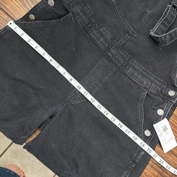 Old Navy OG straight  distressed overalls - Picture 9 of 10
